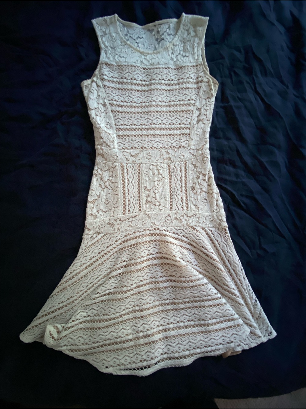 Lace Fit & Flare Dress